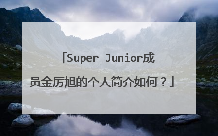 Super Junior成员金厉旭的个人简介如何？