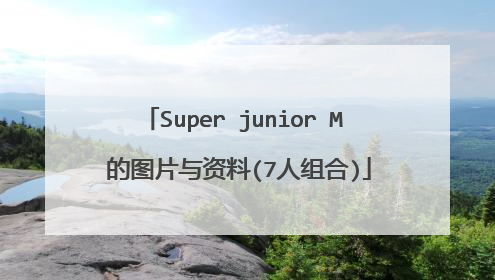 Super junior M 的图片与资料(7人组合)