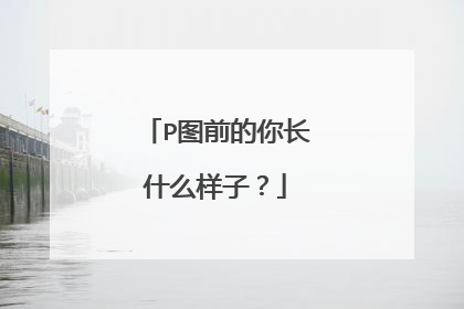 P图前的你长什么样子？