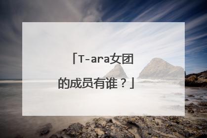 T-ara女团的成员有谁？