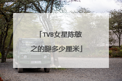 TVB女星陈敏之的腿多少厘米