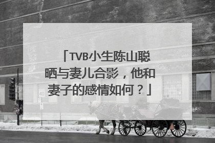 TVB小生陈山聪晒与妻儿合影，他和妻子的感情如何？