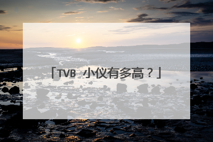 TVB 小仪有多高？