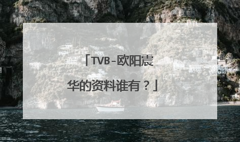 TVB-欧阳震华的资料谁有?