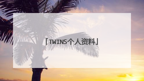 TWINS个人资料