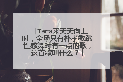 Tara来天天向上时，全场只有朴孝敏跳性感舞时有一点的歌，这首歌叫什么？