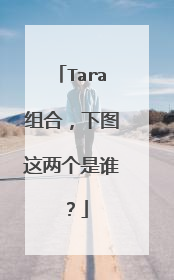 Tara组合，下图这两个是谁？