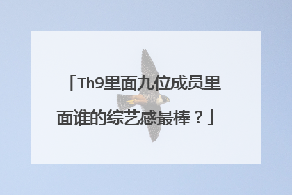 Th9里面九位成员里面谁的综艺感最棒？