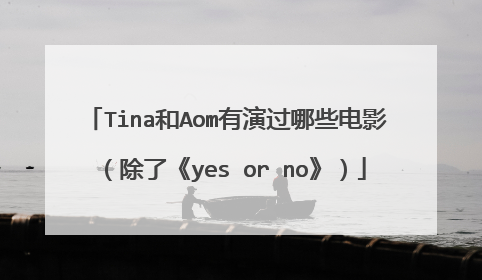 Tina和Aom有演过哪些电影（除了《yes or no》）