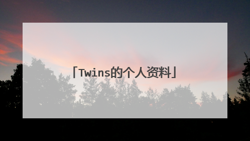 Twins的个人资料