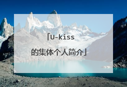 U-kiss 的集体个人简介