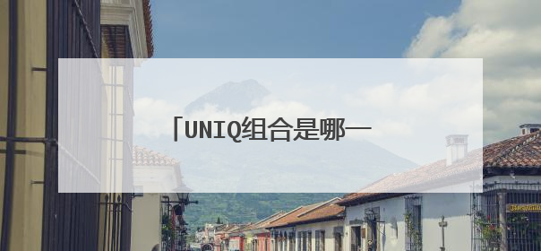 UNIQ组合是哪一期上的快乐大本营？