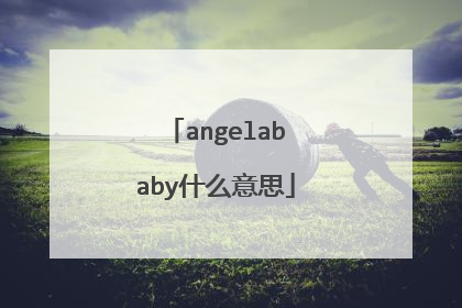 angelababy什么意思