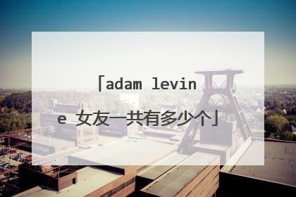 adam levine 女友一共有多少个