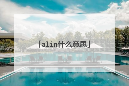 alin什么意思