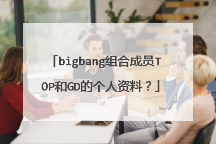 bigbang组合成员TOP和GD的个人资料?