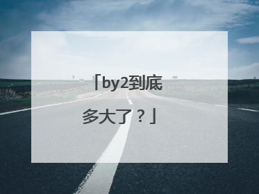 by2到底多大了?