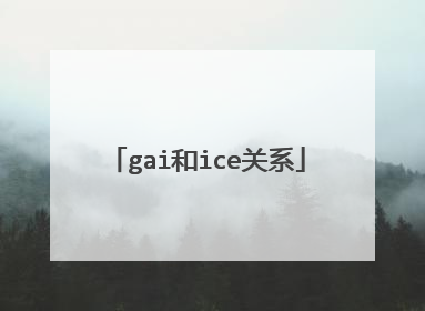 gai和ice关系