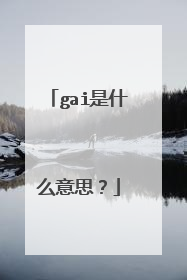 gai是什么意思？