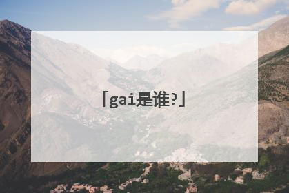 gai是谁?