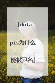 dota pis为什么能被冠名