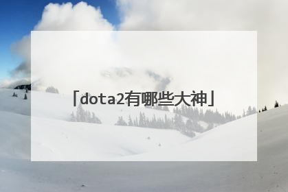 dota2有哪些大神