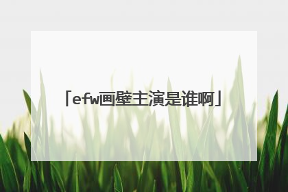 efw画壁主演是谁啊