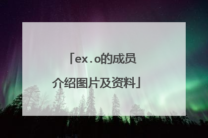 ex.o的成员介绍图片及资料