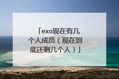 exo现在有几个人成员(现在到底还剩几个人)