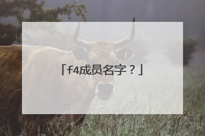 f4成员名字?