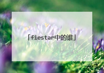 fiestar中的谁