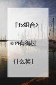 fx组合2014有得过什么奖