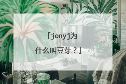 jonyj为什么叫豆芽？
