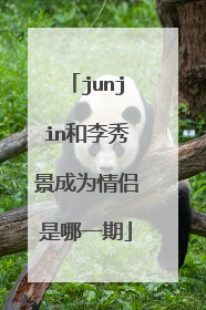 junjin和李秀景成为情侣是哪一期
