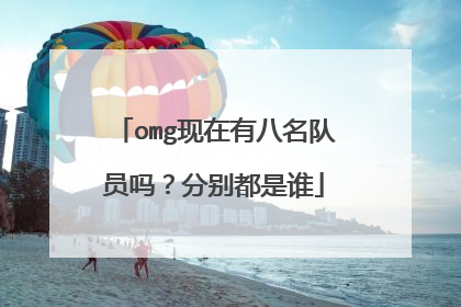omg现在有八名队员吗？分别都是谁