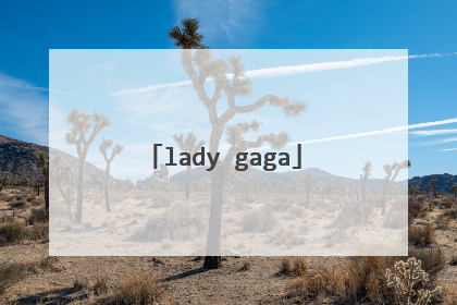 lady gaga