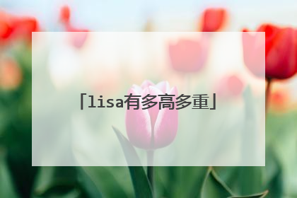 lisa有多高多重