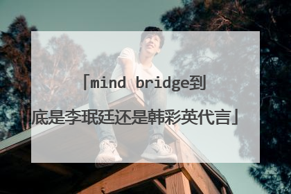 mind bridge到底是李珉廷还是韩彩英代言