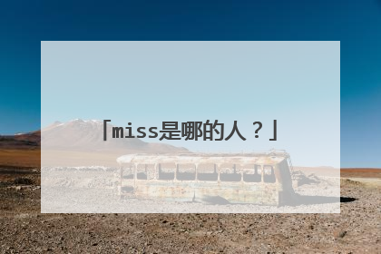 miss是哪的人？