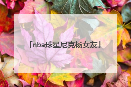nba球星尼克杨女友