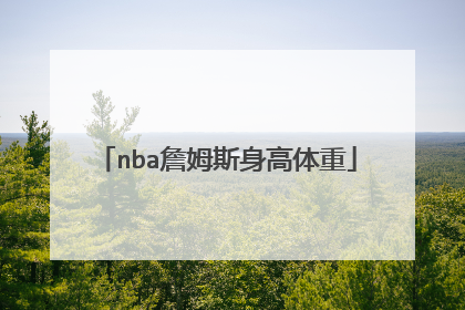 nba詹姆斯身高体重