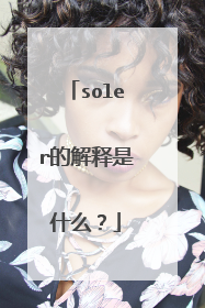 soler的解释是什么？