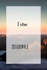 she的资料