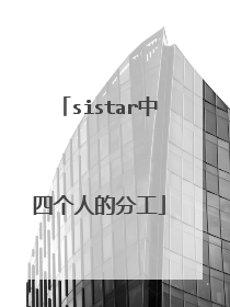 sistar中四个人的分工