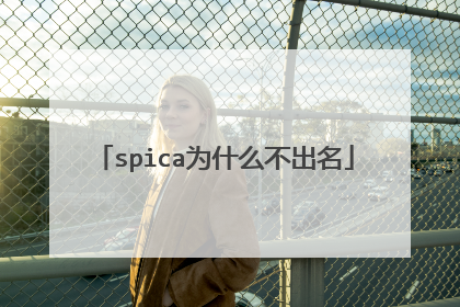 spica为什么不出名