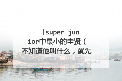 super junior中最小的圭贤(不知道他叫什么,就先叫他鬼圭贤了),他是叫圭贤还是奎贤?