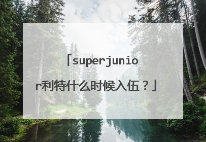superjunior利特什么时候入伍？