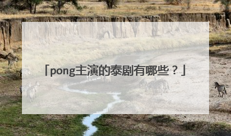 pong主演的泰剧有哪些？