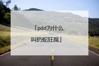 pdd为什么叫扔蛇狂魔