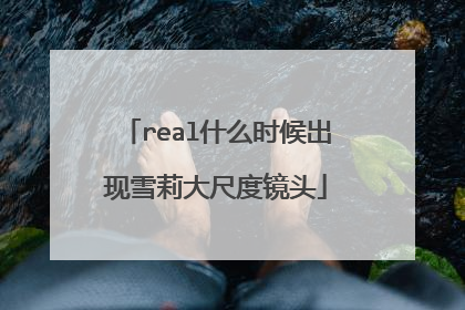 real什么时候出现雪莉大尺度镜头